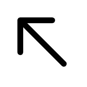 Arrow Top Left Icon from Radix Set