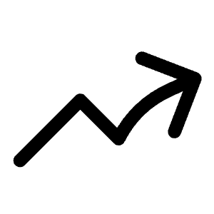 Arrow Trending Up Icon from Heroicons Outline Set