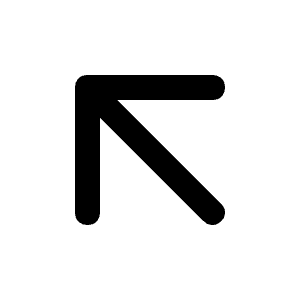 Arrow Up Left Icon from Unicons Solid Set