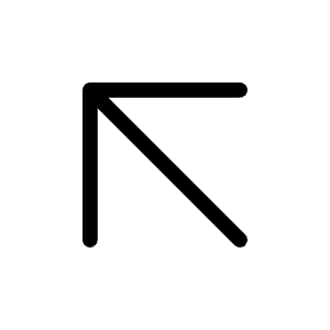 Arrow Up Left Icon from Unicons Thinline Set