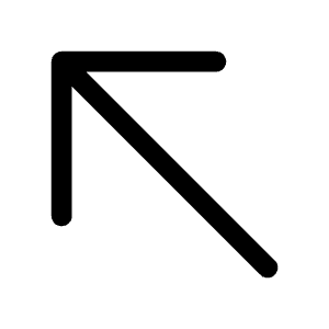 Arrow Up Left Icon from Heroicons Solid Set