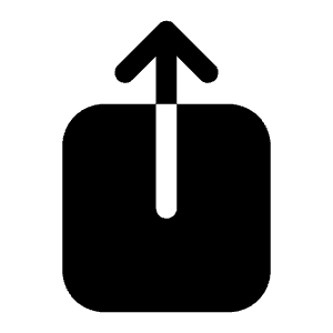 Arrow Up On Square Icon from Heroicons Solid Set