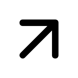 Arrow Up Right Icon from Unicons Solid Set