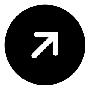 Arrow Up Right Circle Icon from Iconoir Solid Set
