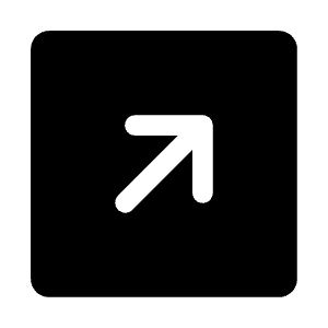 Arrow Up Right Square Icon from Iconoir Solid Set