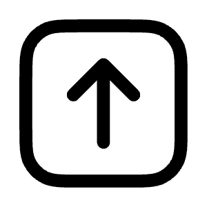 Arrow Up Square Icon from Mynaui Line Set