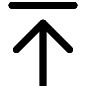 Arrow Up To Line Icon from Lucide Line Set