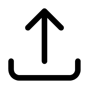 Arrow Up Tray Icon from Heroicons Solid Set