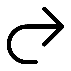 Arrow Uturn Right Icon from Heroicons Outline Set
