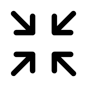 Arrows Pointing In Icon from Heroicons Solid Set