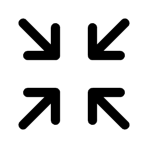 Arrows Pointing In Icon from Heroicons Outline Set