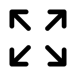 Arrows Pointing Out Icon from Heroicons Outline Set