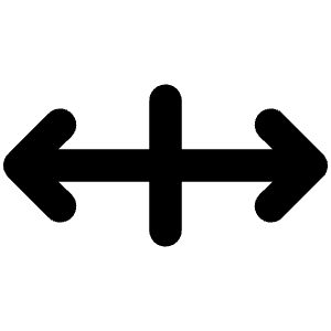 Arrows Resize Icon from Unicons Line Set