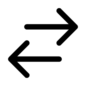 Arrows Right Left Icon from Heroicons Outline Set