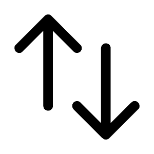 Arrows Up Down Icon from Heroicons Outline Set