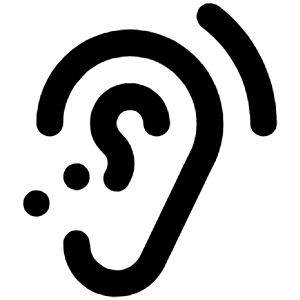 Assistive Listening Systems Icon from Unicons Line Set