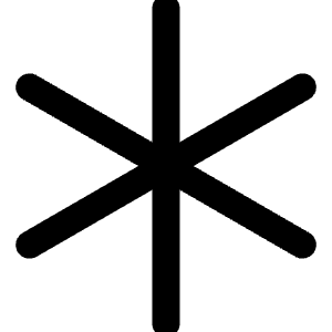 Asterisk Icon from Lucide Line Set