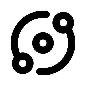 Atom 2 Line Icon from Majesticons Line Set