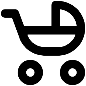 Baby Carriage Icon from Unicons Line Set