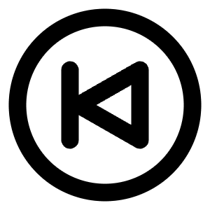 Back Circle Line Icon from Majesticons Line Set