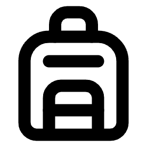Backpack Icon from Lucide Line Set
