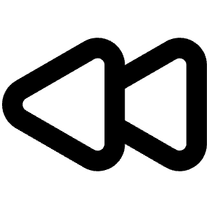Backward Icon from Unicons Line Set