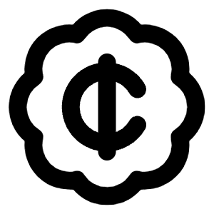 Badge Cent Icon from Lucide Line Set