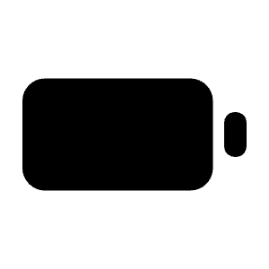 Battery Empty Icon from Unicons Solid Set