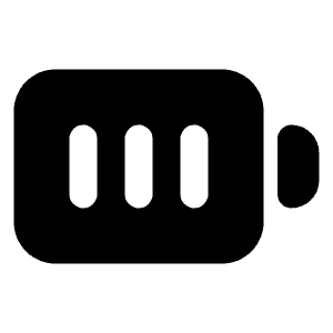 Battery Full Icon from Majesticons Solid Set