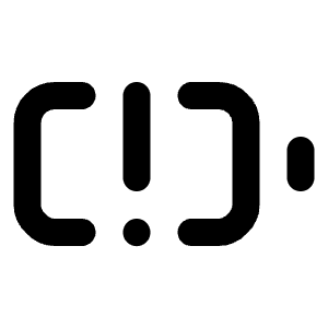 Battery Warning Icon from Lucide Line Set