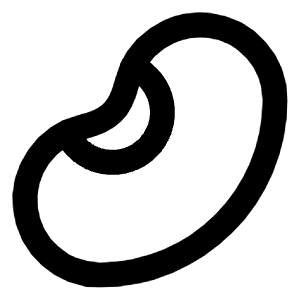 Bean Icon from Lucide Line Set