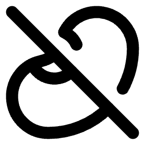 Bean Off Icon from Lucide Line Set