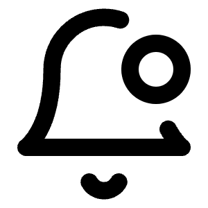 Bell Dot Icon from Lucide Line Set