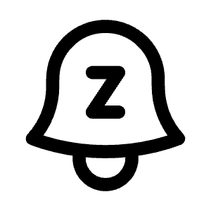 Bell Snooze Icon from Heroicons Outline Set