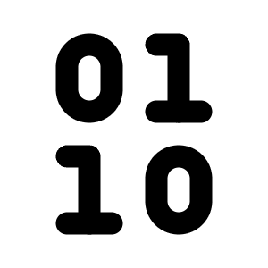Binary Icon from Lucide Line Set