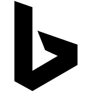 Bing Icon from Unicons Line Set
