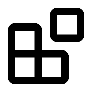 Blocks Icon from Lucide Line Set