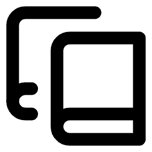 Book Copy Icon from Lucide Line Set