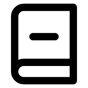 Book Minus Icon from Lucide Line Set