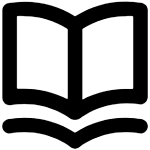 Book Open Icon from Unicons Line Set