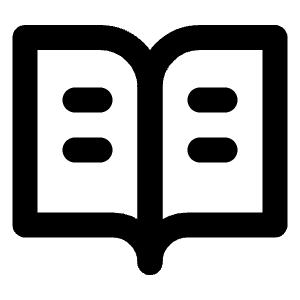 Book Open Text Icon from Lucide Line Set