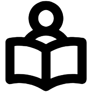 Book Reader Icon from Unicons Line Set