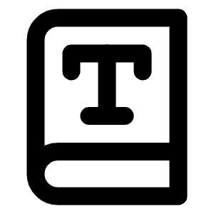 Book Type Icon from Lucide Line Set