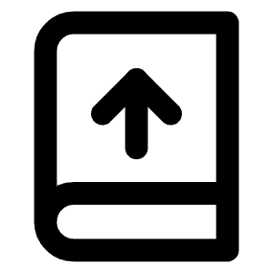 Book Up Icon from Lucide Line Set