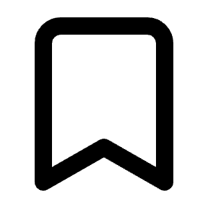 Bookmark Icon from Lucide Line Set