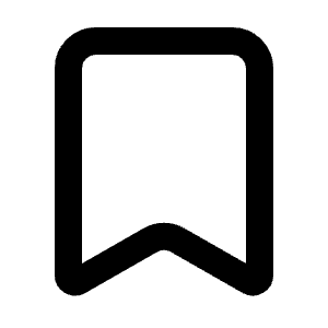 Bookmark Line Icon from Majesticons Line Set