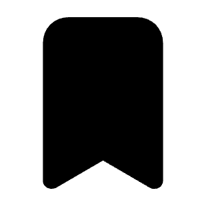 Bookmark Icon from Unicons Solid Set
