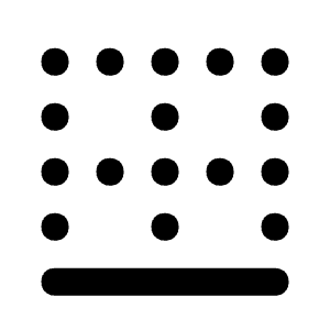 Border Bottom Icon from Unicons Solid Set