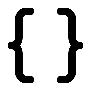 Braces Icon from Lucide Line Set