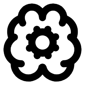 Brain Cog Icon from Lucide Line Set
